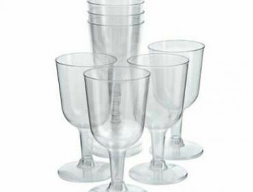disposable wine goblets